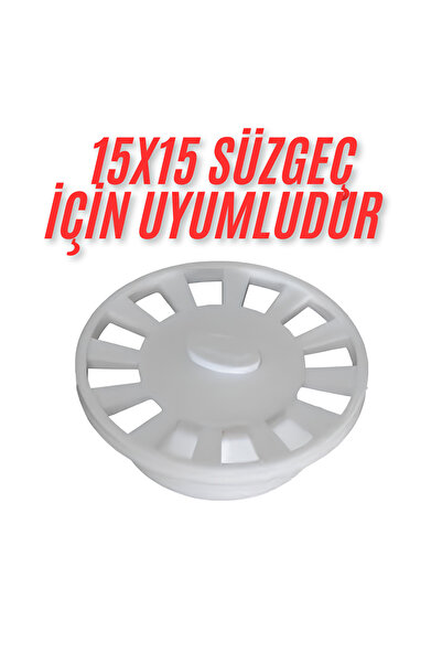DESIPHON 15x15  Süzgeç İçin  Yuvarlak -Oval -daire  Gider Kapağı , Yer Süzgec...