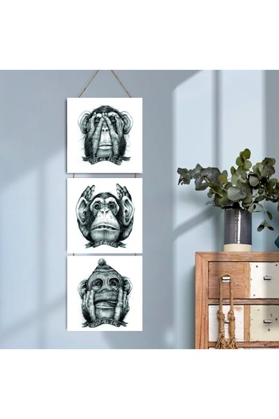 DURUSOY Ξύλινο Πτυσσόμενο Τραπέζι 3 τεμαχίων - Tbl0043