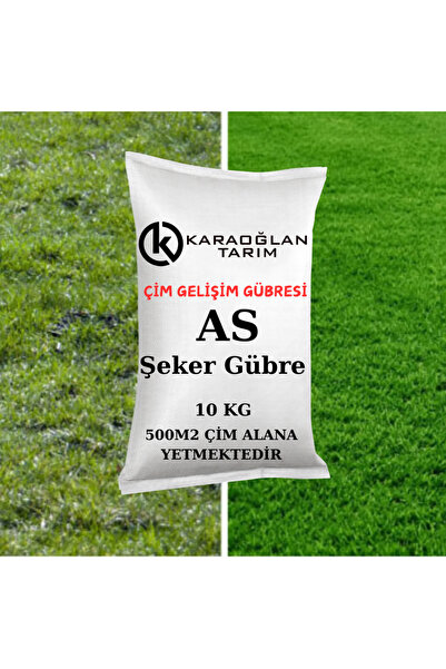 karaoğlan tarım Şeker Gübresi Çim Gübresi 10 Kg Süper As %21 Azot Gübre 10 Kg
