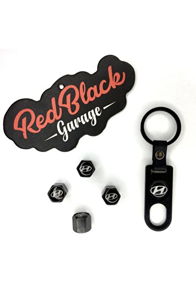 KARA AUTO Hyundai Metal Valve Cover and Keychain Set