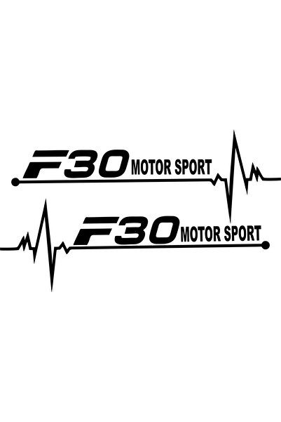 Birim Matbaa ملصق سيارة F30 MOTOR SPORT (7X20 سم يمين ويسار)
