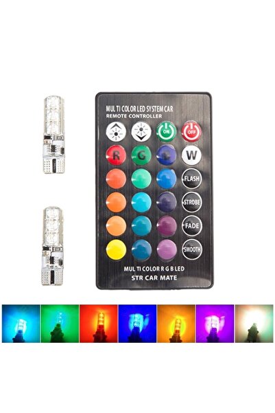Space Uzaktan Kumandalı Silikon 6x2 T10 Ledli Ampul / Laam312