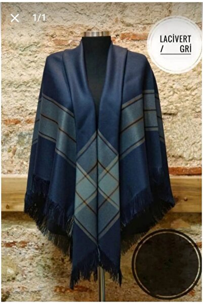 Nilbutik Şal de umăr cu model de culoare kaki - Love2373