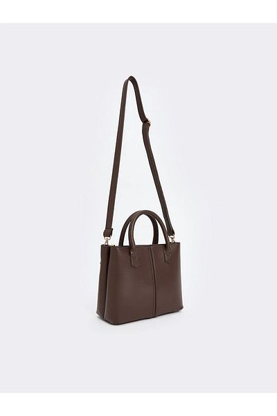 LC Waikiki Lcw Accessories Brown Leather Look Women's Shoulder Bag