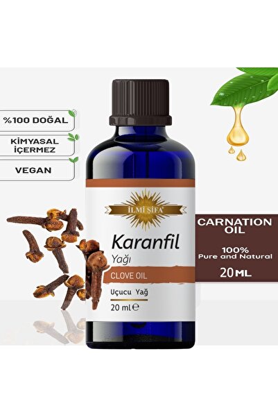 İLMİ ŞİFA Karanfil Yağı - %100 Saf Karanfil Uçucu Yağı