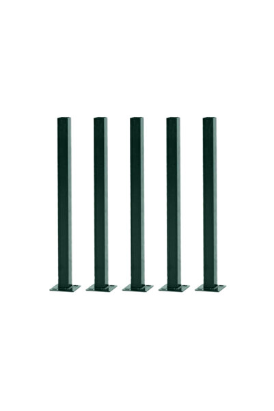 Beasym Panel Çit Direği 50cm Yeşil Renk (5 ADET)