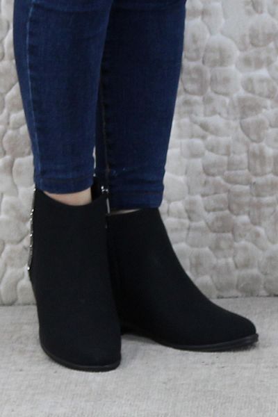 fort 4277 Comfortable Flexible Stone Detailed Warm Lining Women's Boots