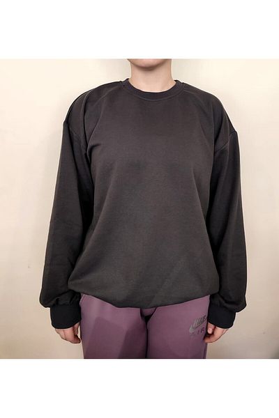 enmodaiçgiyim Φούτερ Anthracite Unisex Oversize