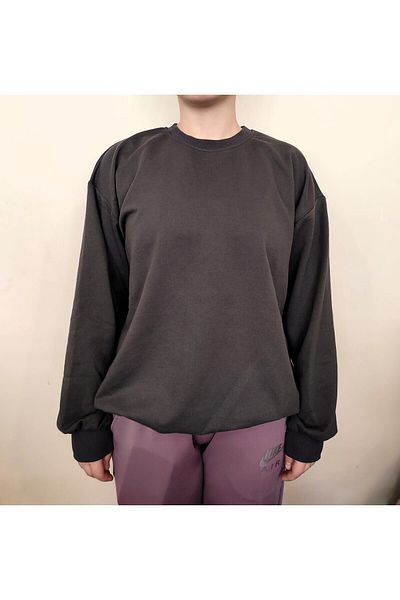 enmodaiçgiyim Φούτερ Anthracite Unisex Oversize