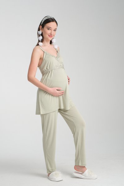 effort Women's Maternity Pajamas and Nightgown Set