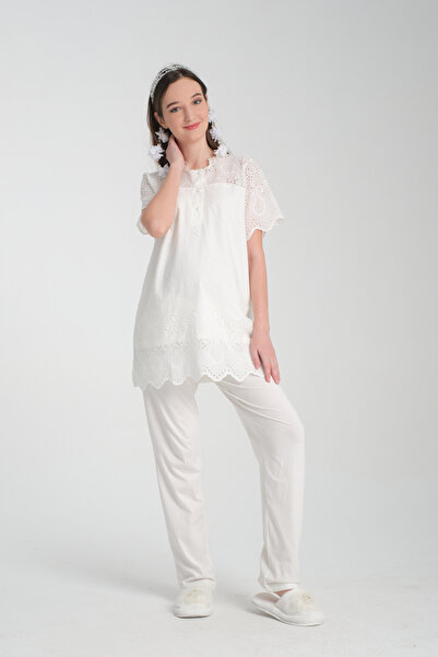 effort Maternity 3-Piece Pajamas and Dressing Gown Set