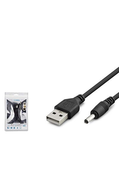 HADRON HDX1320 USB DC Güç Kablosu 3.5 x 1.35 mm 1 m Siyah