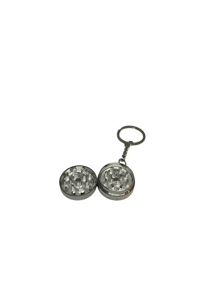 GoldEagle 25mm Metal Magnet Tobacco Spice Grinder - Keychain Shaped Grinder