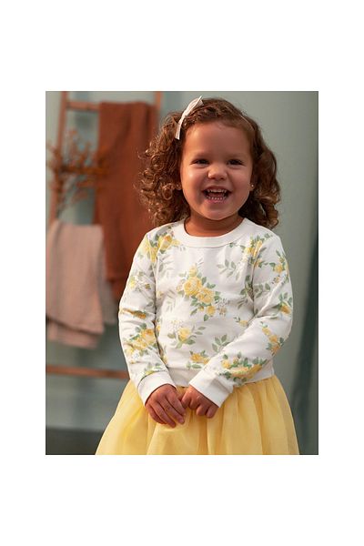 GERBER 3-Piece French Clothes Set for Baby Girl - Tulle Tutu and Leggings