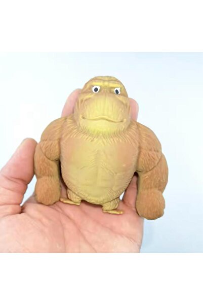 AYVİ STORE Goril Juicy Stress Relieve Toy Monkey Squi̇shy 12 cm (with Screen)