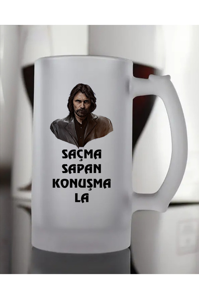 Ludios Behza Ç. ''Saçma Sapan'' Buzlu Cam Bardağı (500cc.)