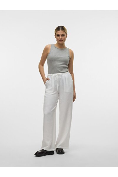 Vero Moda Hose mit weitem Beinschnitt VMMELANEY Hohe Taille Hose