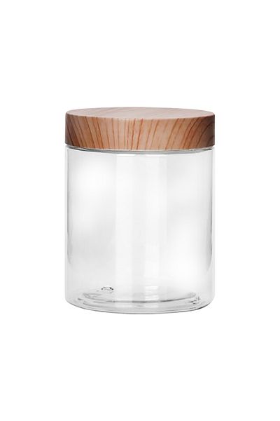 ROYALFORD Round Air-Tight PET Jar, 500ml Plastic Container, RF10507