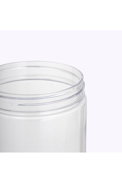 ROYALFORD Round Air-Tight PET Jar, 500ml Plastic Container, RF10507