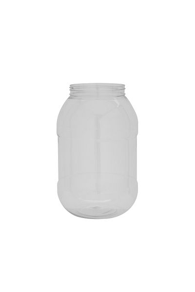 ROYALFORD Round Air-Tight Pet Jar, 3000ml Plastic