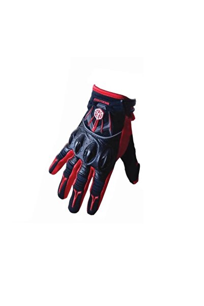 Scoyco Mx40-2 Carbon Korumalı Motosiklet Eldiveni Kırmızı