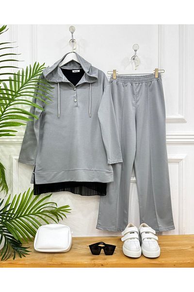 onix Gray Davin Double Set
