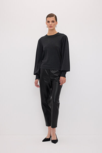 adL Karpuz Kollu Triko Kazak