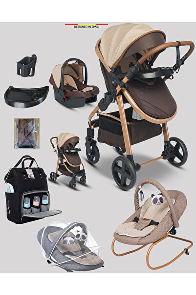 Baby Home 9 In 1 Yeni Doğan Full Set 950 Travel Sistem Bebek Arabası 330 Sall...