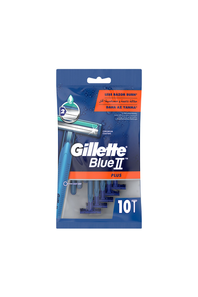 Gillette Blue2 Plus Kullan At Tıraş Bıçağı 10'lu Poşet