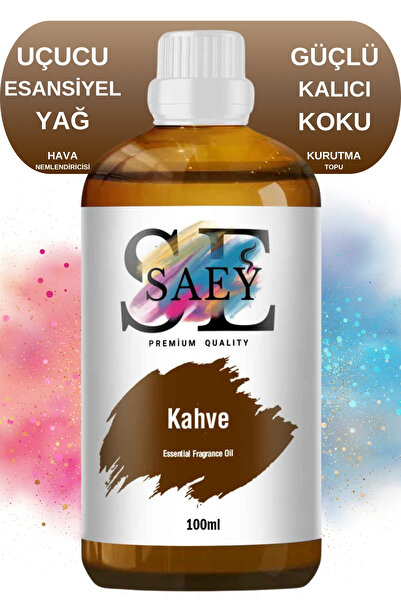 SAEY Kahve Esansiyel Uçucu Koku Yağ Buhurdanlık Yağı Difüzör Esansı Hobi Esan...