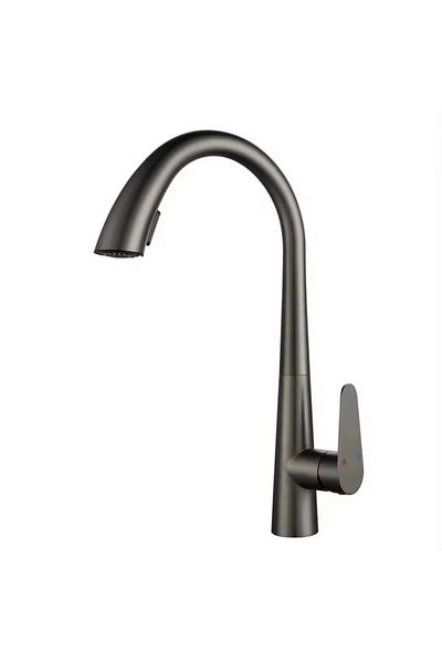 AQUADROP Elegant and Modern Design Single Handle Kitchen Mixer