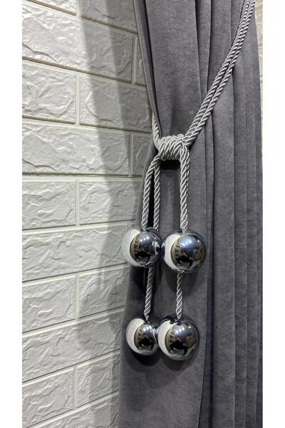 Helezoni Perde Aksesuarı Kornişe Takmatik  Metal 4 Top Lüx Braçol  1 ADET  KORNİŞE TAKILIR