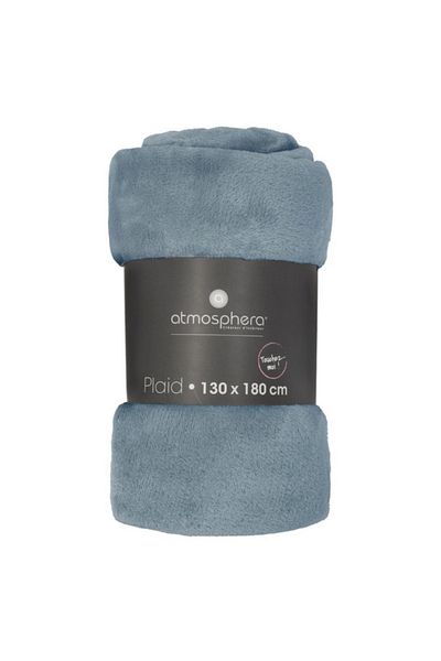 Atmosphera Plain Rectangular Blanket 130 x 180cm 156047O
