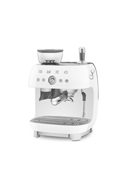 SMEG Beyaz Öğütücülü Espresso Kahve Makinesi Egf03wheu