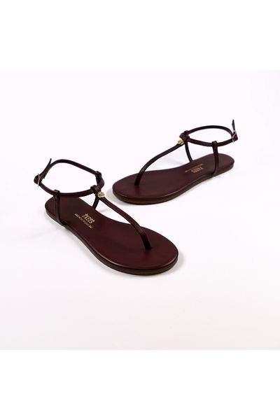 Tkees Women's Burgundy Daily Sandals
