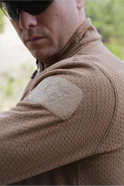 Wolftrap Tactical Hazal Beige Honeycomb Fleece Jacket