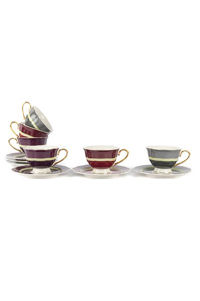 Mikasa Moor 180Cc Romantic Set of 6 Teacups