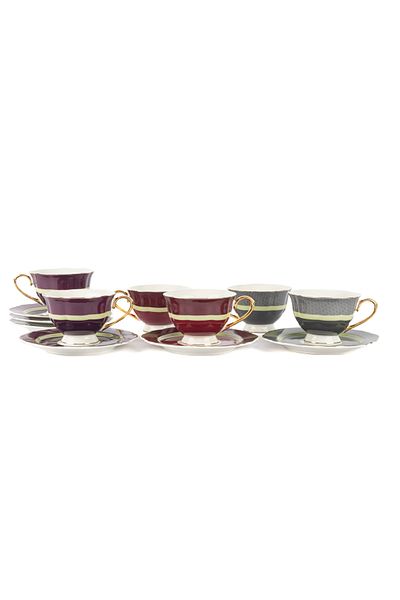 Mikasa Moor 180Cc Romantic Set of 6 Teacups