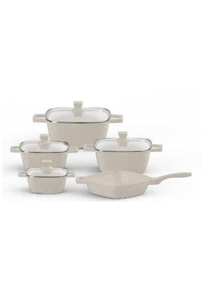 Perfect Kitchen 9-Piece Elegant and Sturdy Cookware Set HZ0209-F01