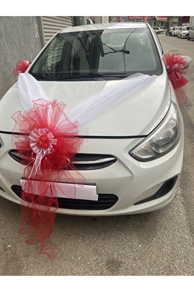 ecrin tuhafiye hobi Pratik Düğün Arabası Süsleme Seti - Gelin Arabası Süsü - Konvoy Süsü