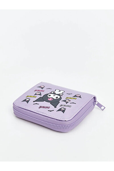 LC Waikiki LCW ACCESSORIES Lila Kuromi Baskılı Kız Çocuk Cüzdan