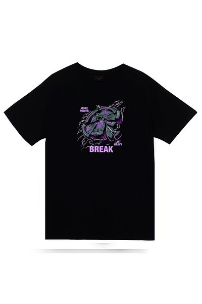 fame-stoned Unisex Black T-Shirt - 100% Cotton, Gym, Training, Body Building, Bodybuilding