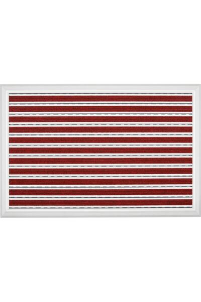Power Mat Halı Fitilli Alüminyum Paspas - 62x90cm - Kırmızı