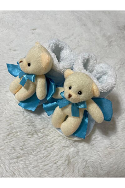 Portakal Bebek Ayıcıklı Bebek Panduf