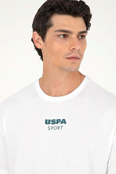 U.S. Polo Assn. Πόλο Η.Π.Α 1825577 Μπλουζάκι Comfort Fit 100% Cotton - Λευκό - L - ST07961-Λευκό-L