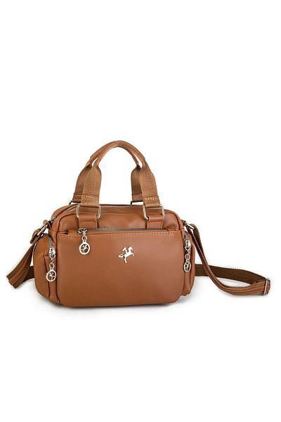 Nas Bag Dona-1160 Geantă de umăr și de umăr pentru femei - Geantă Crossbody TABA