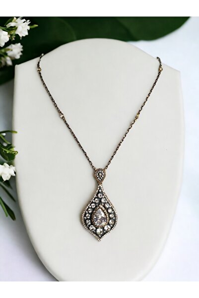 FAYRA ACCESSORIES Elite Elmas Montür Kolye