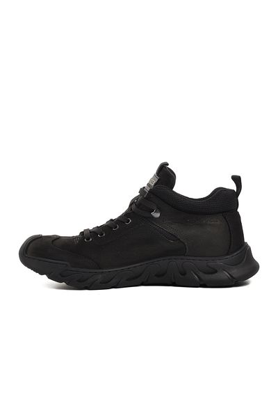 Bulldozer Μαύρα ανδρικά παπούτσια casual Nubuck