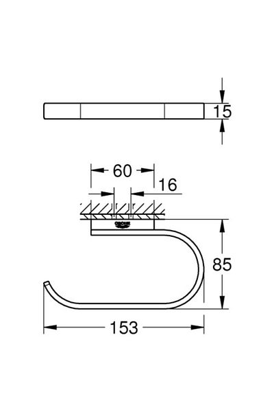 Grohe Selection Toilet Roll Holder - 41068Al0