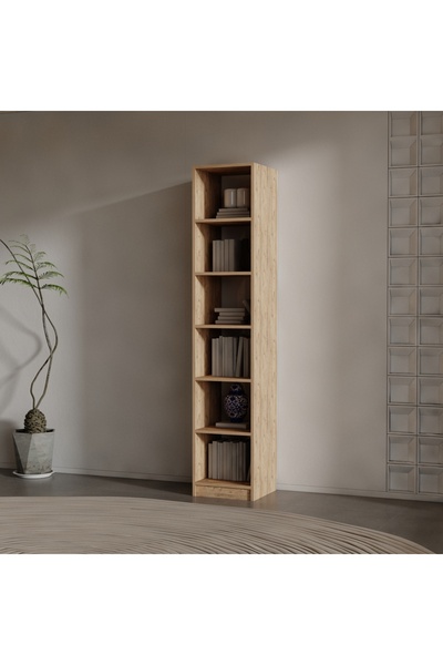 RAFKESTİR TOSCO SUNTALAM KİTAPLIK ( 200 X 40 X 40 ) ATLANTİK ÇAM ( MAT )